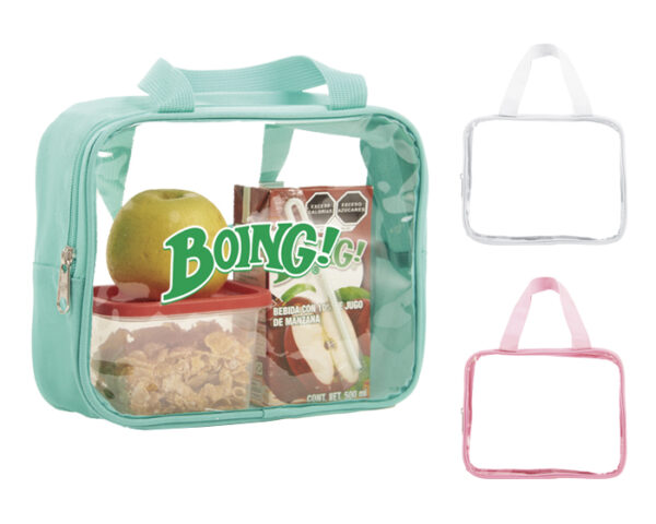 BOLSA PARA ACCESORIOS CON ASAS FABY A2907 BLANCO (Poliéster 600D / PVC) - Imagen 3