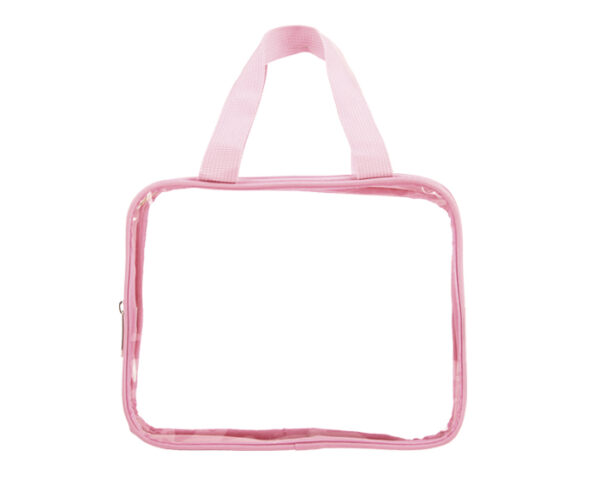 BOLSA PARA ACCESORIOS CON ASAS FABY A2907 ROSA (Poliéster 600D / PVC)