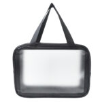 BOLSA IMPERMEABLE PARA ACCESORIOS CON ASAS PATY A2909 NEGRO (CUERO / PLÁSTICO PVC / A2909.02 /  ARTICULOS PROMOCIONALES)