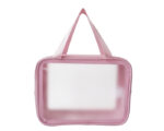 BOLSA IMPERMEABLE PARA ACCESORIOS CON ASAS PATY A2909 ROSA (CUERO / PLÁSTICO PVC / A2909.05 /  ARTICULOS PROMOCIONALES)