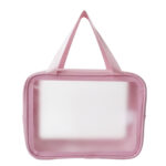 BOLSA IMPERMEABLE PARA ACCESORIOS CON ASAS PATY A2909 ROSA (CUERO / PLÁSTICO PVC / A2909.05 /  ARTICULOS PROMOCIONALES)