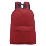 MOCHILA ESCOLAR IMPERMEABLE CLASS A2913 ROJO (POLIÉSTER 210 / A2913.04 /  ARTICULOS PROMOCIONALES)