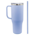 TERMO DE ACERO INOXIDABLE DE 1,200 ML. BARNEY A2915 AZUL CLARO (ACERO INOXIDABLE / A2915.10 /  ARTICULOS PROMOCIONALES)