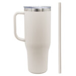 TERMO DE ACERO INOXIDABLE DE 1,200 ML. BARNEY A2915 BEIGE (ACERO INOXIDABLE / A2915.24 /  ARTICULOS PROMOCIONALES)