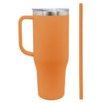 TERMO DE ACERO INOXIDABLE DE 1,200 ML. BARNEY A2915 NARANJA (ACERO INOXIDABLE / A2915.03 /  ARTICULOS PROMOCIONALES)