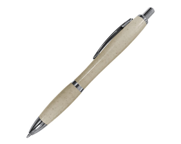BOLÍGRAFO ECOLÓGICO ECOPEN A2919 BEIGE (Plástico ABS + Fibra de trigo / Metal)