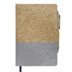 LIBRETA ECOLÓGICA ALCORNOQUE A2923 GRIS (CORCHO, ALGODÓN Y PAPEL / BOLÍGRAFO: CORCHO Y FIBRA DE TRIGO. / A2923.22 /  ARTICULOS PROMOCIONALES)