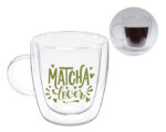 TAZA DE VIDRIO DE DOBLE PARED 8.5 OZ ZAZIL A2924 TRANSPARENTE (VIDRIO BOROSILICATO / A2924.19 /  ARTICULOS PROMOCIONALES) - Image 3