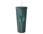 VASO DE PLÁSTICO DOBLE PARED TEXTURIZADO COCONUT A2927 VERDE (PLÁSTICO AS / A2927.06 /  ARTICULOS PROMOCIONALES)