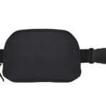 CANGURERA DEPORTIVA IMPERMEABLE JUMP A2943 NEGRO (POLIÉSTER 230T / A2943.02 /  ARTICULOS PROMOCIONALES)