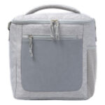 HIELERA/LONCHERA TÉRMICA TEXTURIZADA DEMIAN A2944 GRIS (POLIÉSTER TEJIDO / PU / PEVA / A2944.22 /  ARTICULOS PROMOCIONALES)