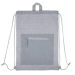 MORRAL TEXTURIZADO DUSTIN A2946 GRIS (POLIÉSTER TEJIDO/PU/POLIÉSTER 210D / A2946.22 /  ARTICULOS PROMOCIONALES)
