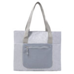 BOLSA TEXTURIZADA DARLA A2947 GRIS (POLIÉSTER TEJIDO/PU/POLIÉSTER 210D / A2947.22 /  ARTICULOS PROMOCIONALES)