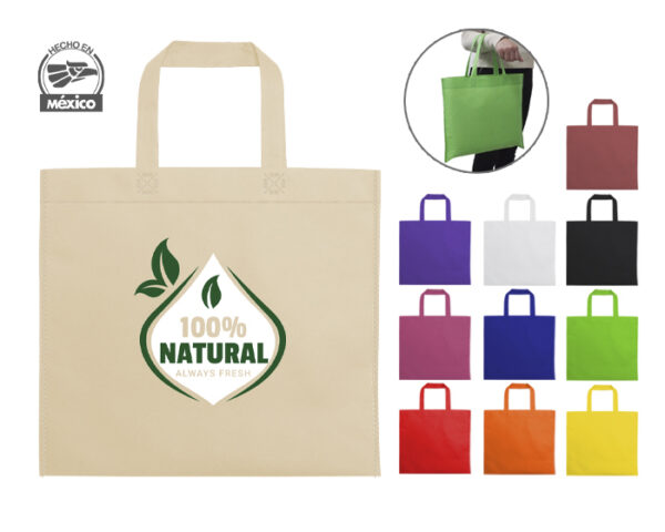 BOLSA NON WOVEN MINI MARKET A2953 VERDE CLARO (Non Woven) - Imagen 3