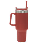 TERMO DE 1,200 ML. MUGLY A2954 ROJO (TERMO: EXTERIOR ACERO INOXIDABLE / INTERIOR Y ASA: PLÁSTICO PP / A2954.04 /  ARTICULOS PROMOCIONALES)