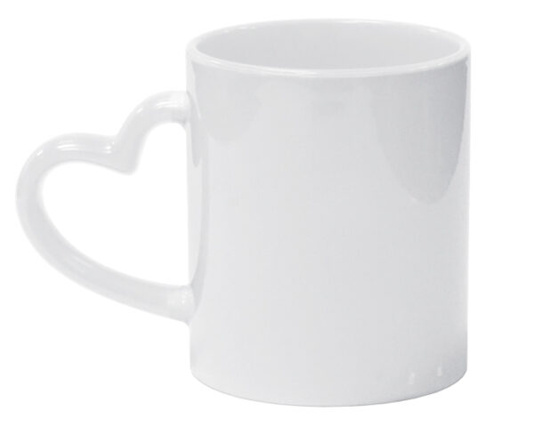 TAZA BICOLOR DE SUBLIMACIÓN 11OZ. DEAR A2960 BLANCO (Plástico)