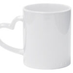 TARRO BICOLOR DE SUBLIMACIÓN 11 OZ DEAR A2960 BLANCO (CERÁMICA / A2960.01 /  ARTICULOS PROMOCIONALES)