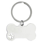 LLAVERO EN FORMA DE HUESO GOOFY A2962 PLATA (ACERO INOXIDABLE / A2962.17 /  ARTICULOS PROMOCIONALES)