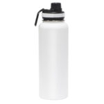 TERMO DE ACERO INOXIDABLE DE 1,200 ML. MEGA KYLO A2971 BLANCO (ACERO INOXIDABLE / A2971.01 /  ARTICULOS PROMOCIONALES)