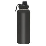 TERMO DE ACERO INOXIDABLE DE 1,200 ML. MEGA KYLO A2971 NEGRO (ACERO INOXIDABLE / A2971.02 /  ARTICULOS PROMOCIONALES)