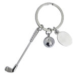 LLAVERO METÁLICO JUEGO DE GOLF GOLFISH A2978 PLATA (ALEACIÓN DE ZINC / A2978.17 /  ARTICULOS PROMOCIONALES)