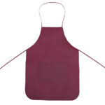 MANDIL DE NON WOVEN CON BOLSA FRONTAL OROPEZA A2979 VINO (NON WOVEN / A2979.15 /  ARTICULOS PROMOCIONALES)