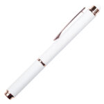 BOLÍGRAFO DE ALUMINIO CON TAPA Y TOUCH SCREEN LOHAN A2985 BLANCO (ALUMINIO / A2985.01 /  ARTICULOS PROMOCIONALES)