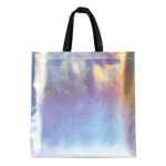 BOLSA ECOLÓGICA TORNASOL SHINE A2996 NEGRO (NON WOVEN TORNASOL / A2996.02 /  ARTICULOS PROMOCIONALES)