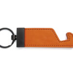 LLAVERO CON SOPORTE PARA DISPOSITIVOS MOBIL A3013 NARANJA (POLIURETANO / METAL / A3013.03 /  ARTICULOS PROMOCIONALES)