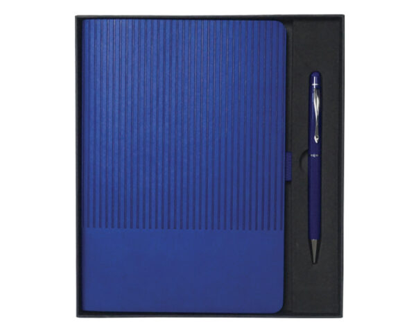 SET DE LIBRETA CON BOLIGRAFO NERUDA A3018 AZUL (Madera)