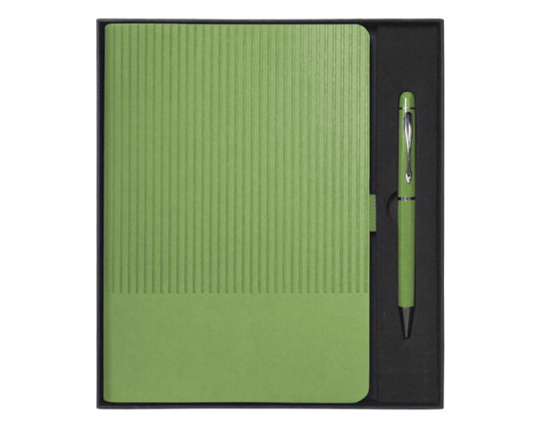 SET DE LIBRETA CON BOLIGRAFO NERUDA A3018 VERDE CLARO (Papel)