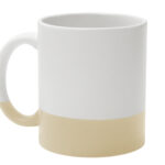 TARRO BICOLOR MATE DE SUBLIMACIÓN 11 OZ GRES A3022 BEIGE (ARCILLA / A3022.24 /  ARTICULOS PROMOCIONALES)