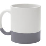 TARRO BICOLOR MATE DE SUBLIMACIÓN 11 OZ GRES A3022 GRIS (ARCILLA / A3022.22 /  ARTICULOS PROMOCIONALES)