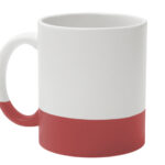 TARRO BICOLOR MATE DE SUBLIMACIÓN 11 OZ GRES A3022 ROJO (ARCILLA / A3022.04 /  ARTICULOS PROMOCIONALES)