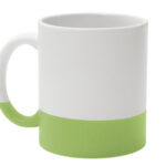 TARRO BICOLOR MATE DE SUBLIMACIÓN 11 OZ GRES A3022 VERDE CLARO (ARCILLA / A3022.08 /  ARTICULOS PROMOCIONALES)