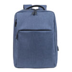 MOCHILA BACKPACK PORTA LAPTOP USB NERD A3030 AZUL MARINO (POLIÉSTER / A3030.11 /  ARTICULOS PROMOCIONALES)