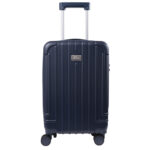 MALETA DE VIAJE TEXTURIZADA AUSTRALIA A3039 AZUL MARINO (PLÁSTICO ABS / A3039.11 /  ARTICULOS PROMOCIONALES)