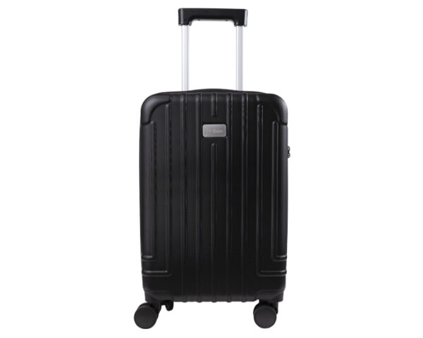 MALETA DE VIAJE TEXTURIZADA AUSTRALIA A3039 NEGRO (Plástico ABS)