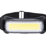 LÁMPARA FRONTAL LED DE PLÁSTICO RECARGABLE RÁPEL A3046 NEGRO (PLÁSTICO / A3046.02 /  ARTICULOS PROMOCIONALES)