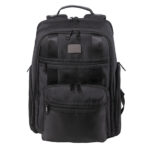 MOCHILA BACKPACK PORTA LAPTOP LORETO A3048 NEGRO (POLIÉSTER 1680D / A3048.02 /  ARTICULOS PROMOCIONALES)