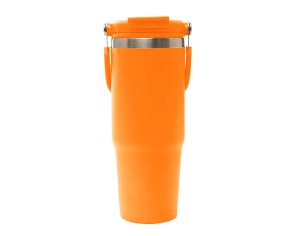 TERMO DE ACERO INOXIDABLE KARRY A3049 NARANJA (Poliéster 210D / PEVA)