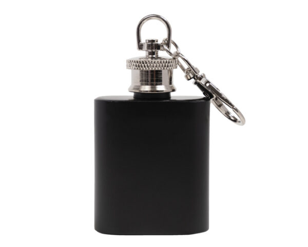LICORERA DE BOLSILLO MEZCALITO A3069 NEGRO (Acero Inoxidable)