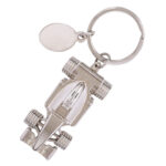 LLAVERO EN FORMA DE AUTO DE CARRERAS DIEGO A3073 PLATA (ALEACIÓN DE ZINC / A3073.17 /  ARTICULOS PROMOCIONALES)