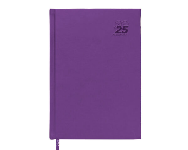 AGENDARIO DIARIO 2025 AGD2025 MORADO (Papel)