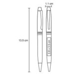 BOLÍGRAFO CALGARY NEGRO (AL 19007 - ALUMINIO/RUBBER) - Image 2