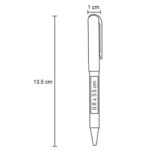 BOLÍGRAFO AKRON NEGRO (AL 19008 - METAL/RUBBER) - Image 2