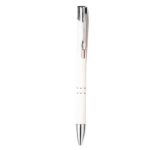 BOLÍGRAFO MABIRA BLANCO (AL 9028M - METAL/RUBBER)