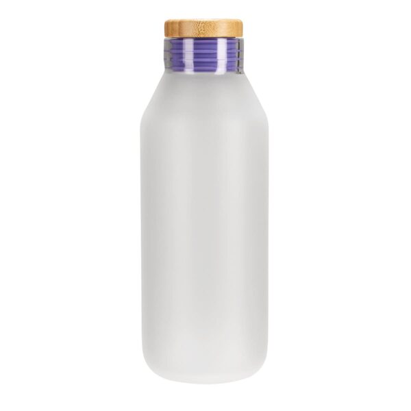 CILINDRO NEBBIA MORADO ANF 053 M (VIDRIO BOROSILICATO / BAMBÚ / SILICÓN) - Imagen 2