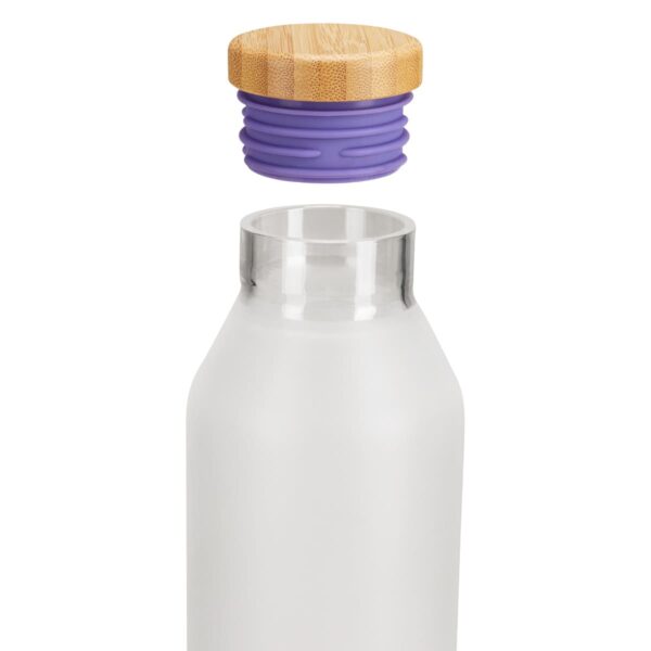 CILINDRO NEBBIA MORADO ANF 053 M (VIDRIO BOROSILICATO / BAMBÚ / SILICÓN) - Imagen 3