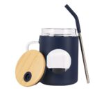 CILINDRO NEBBIA AZUL ANF 058 A (VIDRIO BOROSILICATO / SILICÓN / ACERO INOXIDABLE) - Image 3